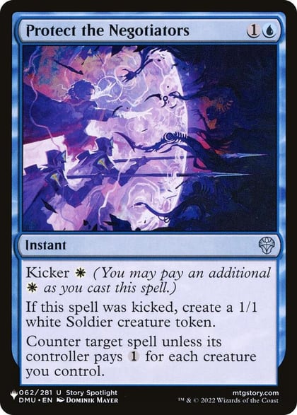 Protect the Negotiators, The List Reprints 062/281