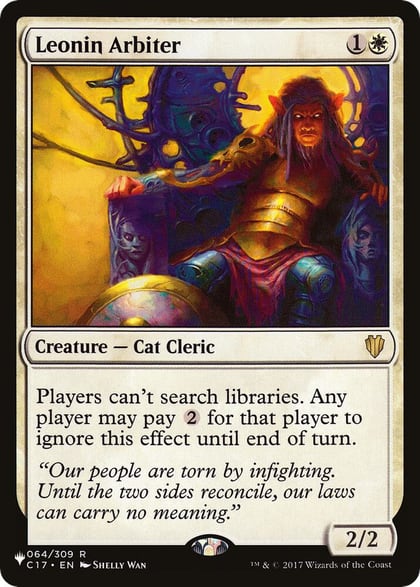 Leonin Arbiter, The List Reprints 064/309