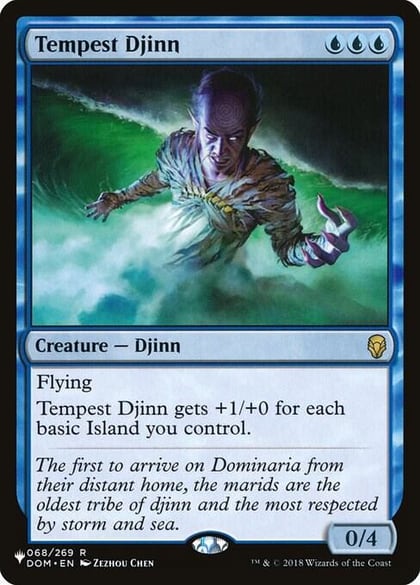 Tempest Djinn, The List Reprints 068/269