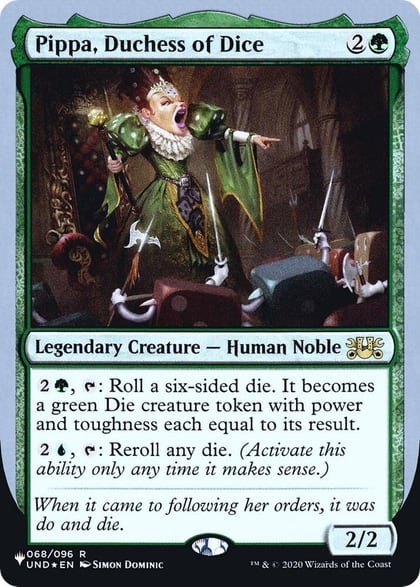 Pippa, Duchess of Dice, The List Reprints 068/096