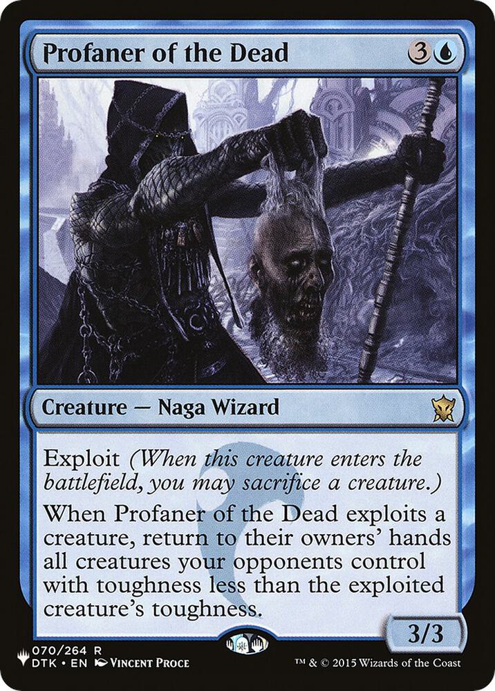 Profaner of the Dead, The List Reprints 070/264