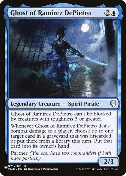 Ghost of Ramirez DePietro, The List Reprints 071/361