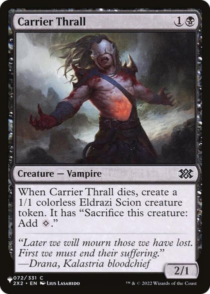 Carrier Thrall, The List Reprints 072/024