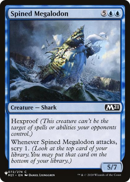 Spined Megalodon, The List Reprints 072/274