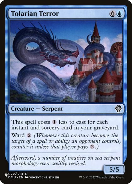 Tolarian Terror, The List Reprints 072/281