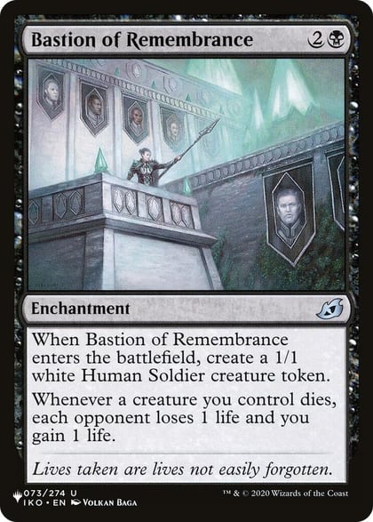 Bastion of Remembrance, The List Reprints 073/274