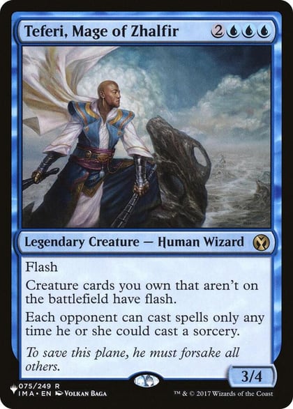 Teferi, Mage of Zhalfir, The List Reprints 075/249