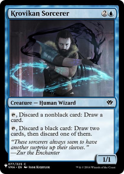 Krovikan Sorcerer, The List Reprints 077/325