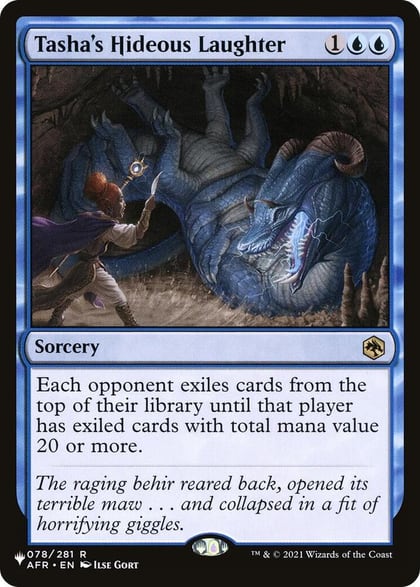 Tasha's Hideous Laughter, The List Reprints 078/281