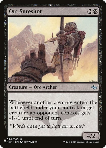 Orc Sureshot, The List Reprints 078/185