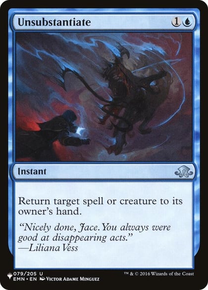 Unsubstantiate, The List Reprints 079/205