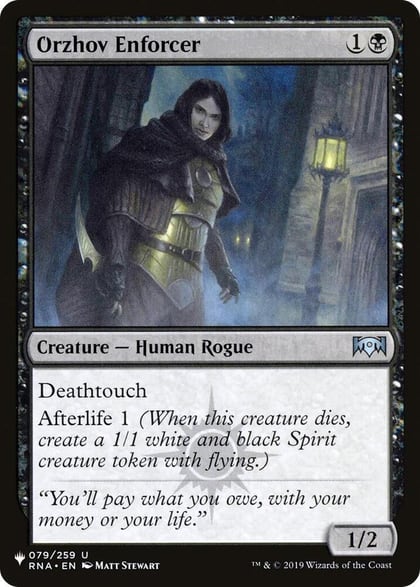 Orzhov Enforcer, The List Reprints 079/259