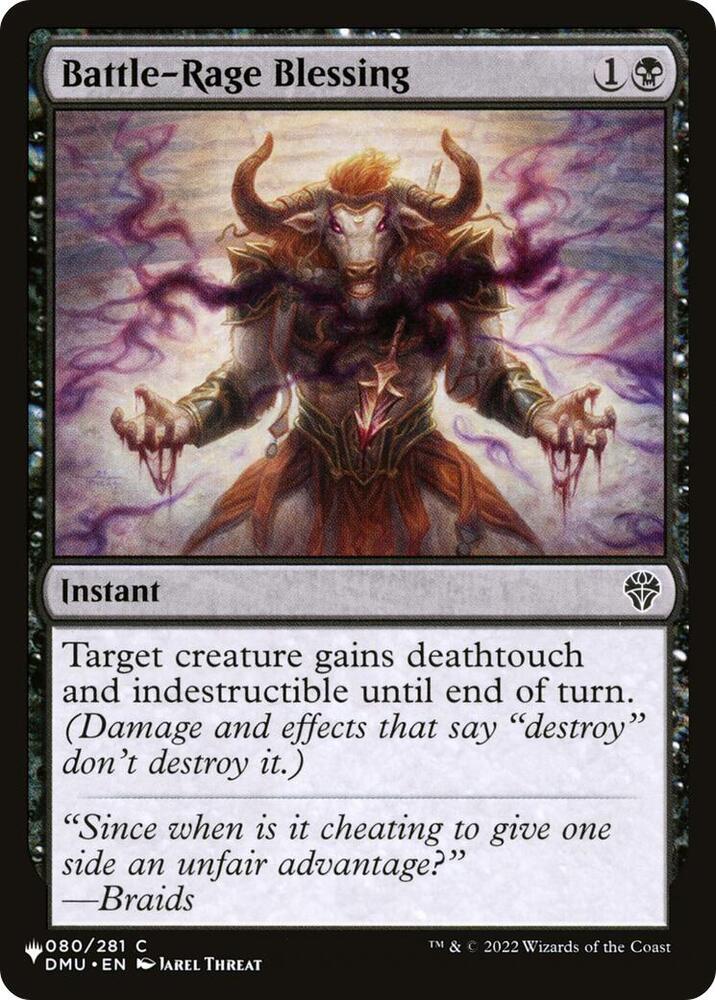 Battle-Rage Blessing, The List Reprints 080/281