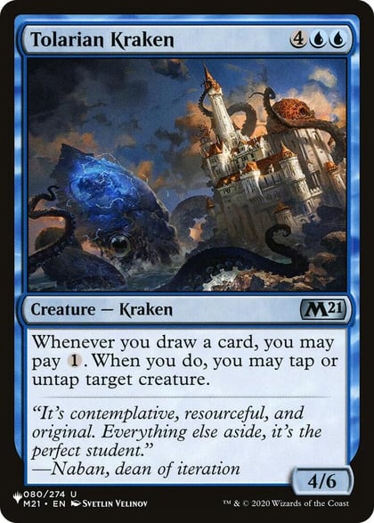 Tolarian Kraken, The List Reprints 080/274