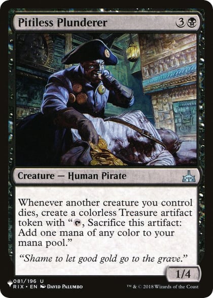 Pitiless Plunderer, The List Reprints 081/196