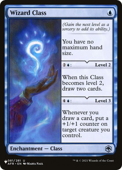 Wizard Class, The List Reprints 081/281