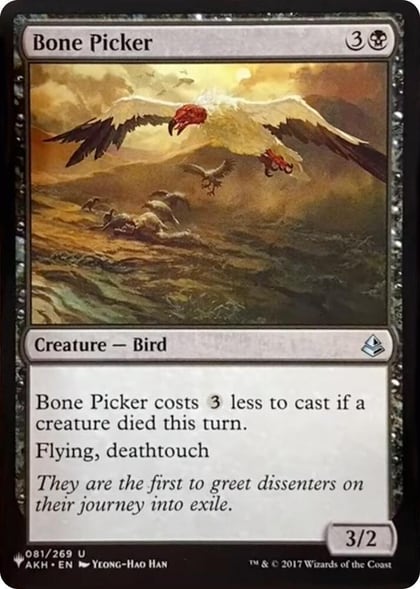 Bone Picker, The List Reprints 081/269