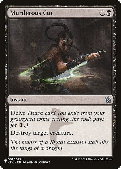 Murderous Cut, The List Reprints 081/269