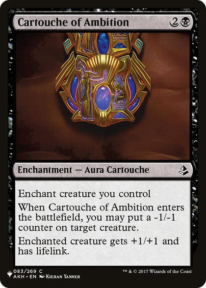 Cartouche of Ambition, The List Reprints 083/269