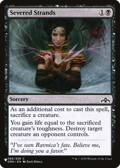 Severed Strands, The List Reprints 085/259