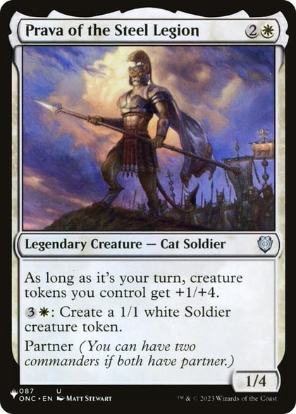Prava of the Steel Legion, The List Reprints 087/028