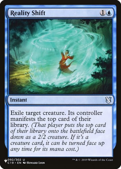 Reality Shift (C19), The List Reprints 092/302