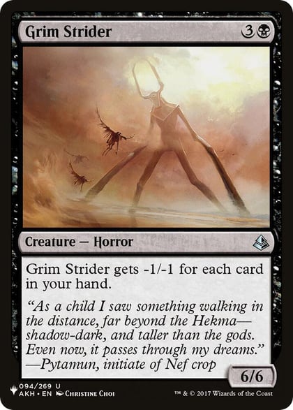Grim Strider, The List Reprints 094/269