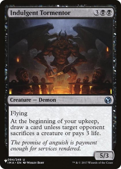 Indulgent Tormentor, The List Reprints 094/249