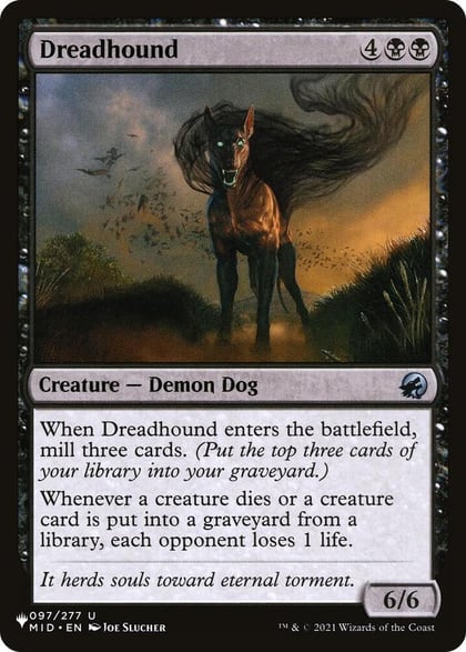 Dreadhound, The List Reprints 097/277
