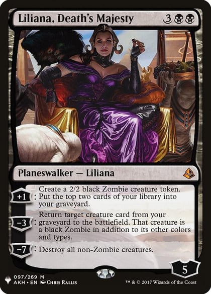 Liliana, Death's Majesty, The List Reprints 097/269