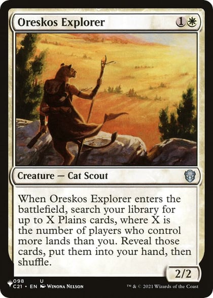 Oreskos Explorer, The List Reprints 098/081