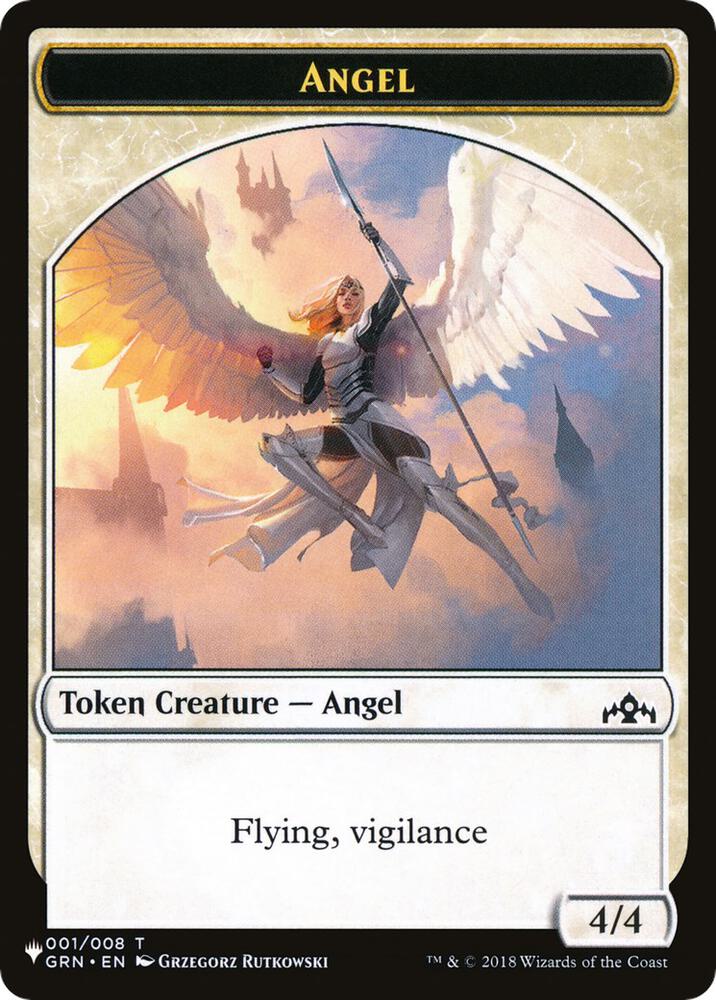Angel // Warrior Double-Sided Token, The List Reprints 1 // 17