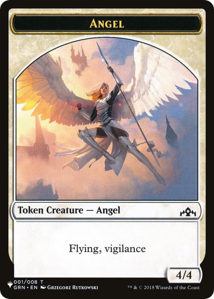 Angel // Warrior Double-Sided Token, The List Reprints 1 // 17