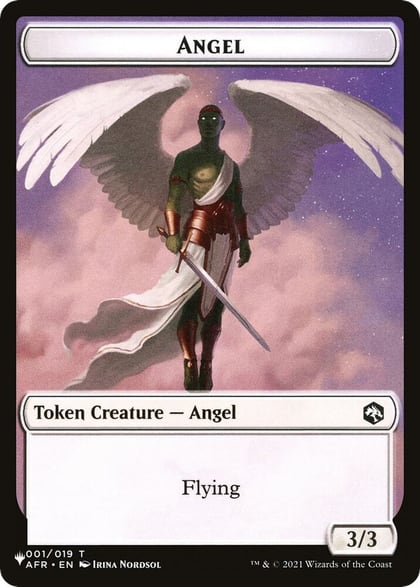 Angel // Soldier Double-Sided Token, The List Reprints 1 // 2
