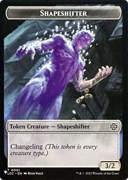 Shapeshifter // Cat Double-Sided Token, The List Reprints 1 // 11