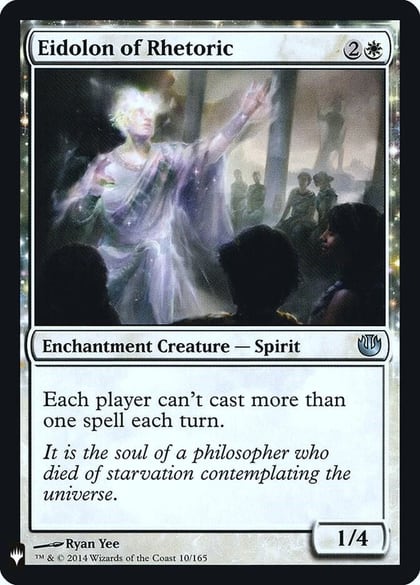Eidolon of Rhetoric, The List Reprints 10