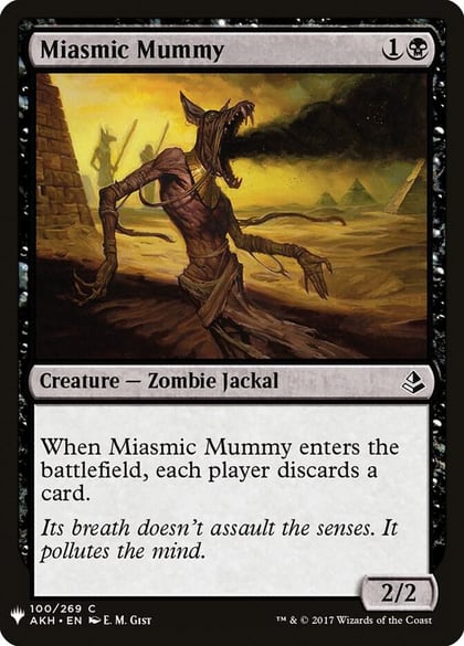 Miasmic Mummy, The List Reprints 100