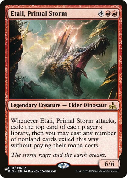 Etali, Primal Storm, The List Reprints 100/196