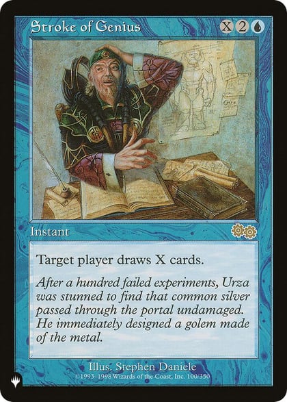 Stroke of Genius, The List Reprints 100/350