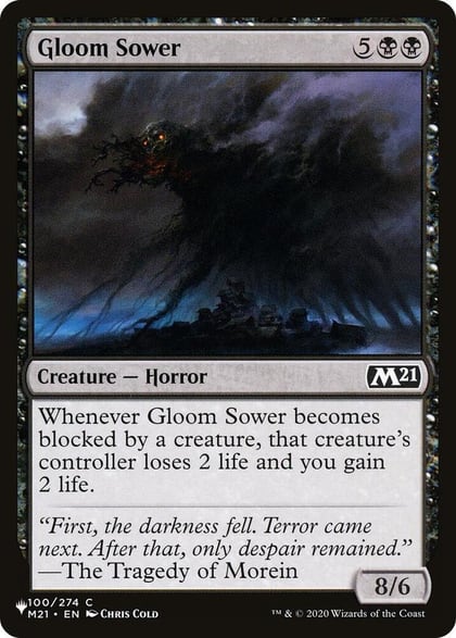 Gloom Sower, The List Reprints 100/274