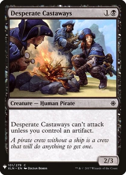 Desperate Castaways, The List Reprints 101