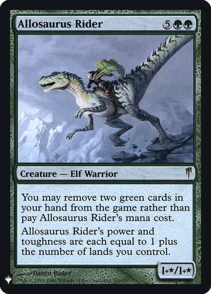 Allosaurus Rider, The List Reprints 101