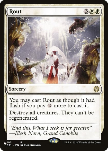 Rout (C21), The List Reprints 101/081