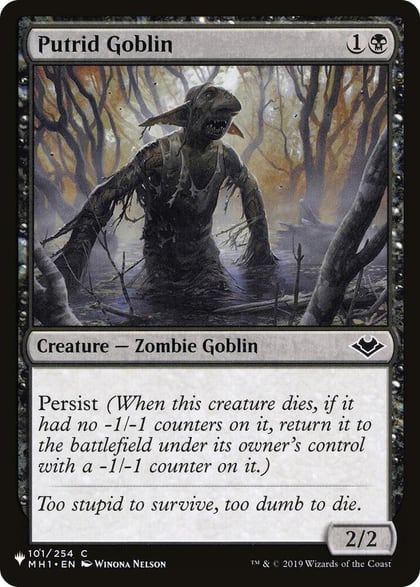 Putrid Goblin, The List Reprints 101/254