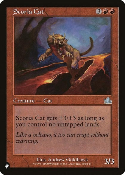 Scoria Cat, The List Reprints 101/143