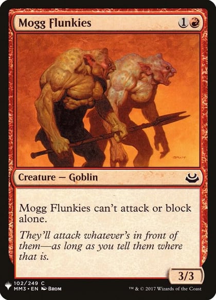 Mogg Flunkies, The List Reprints 102