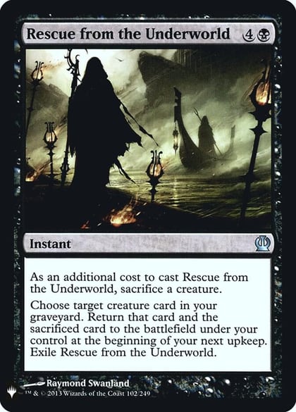 Rescue from the Underworld, The List Reprints 102