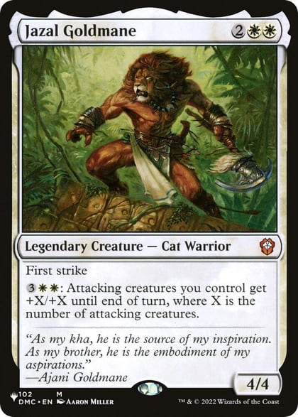 Jazal Goldmane, The List Reprints 102/048