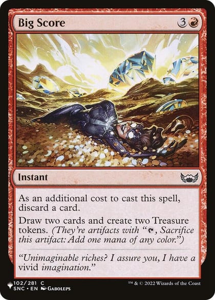 Big Score, The List Reprints 102/281