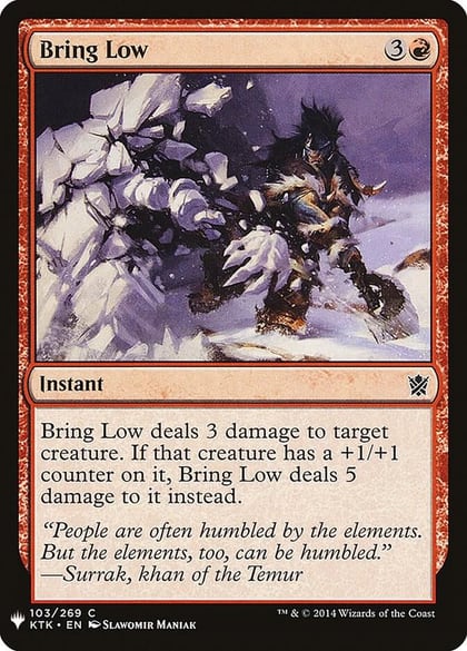 Bring Low, The List Reprints 103